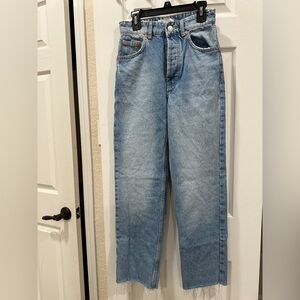 Zara Classic Blue Women’s Straight Leg Jeans